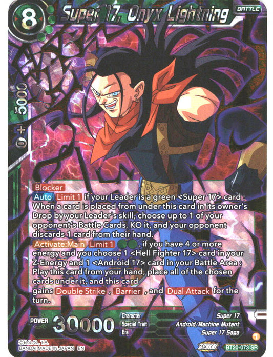 BT20 #073 Super 17, Onyx Lightning