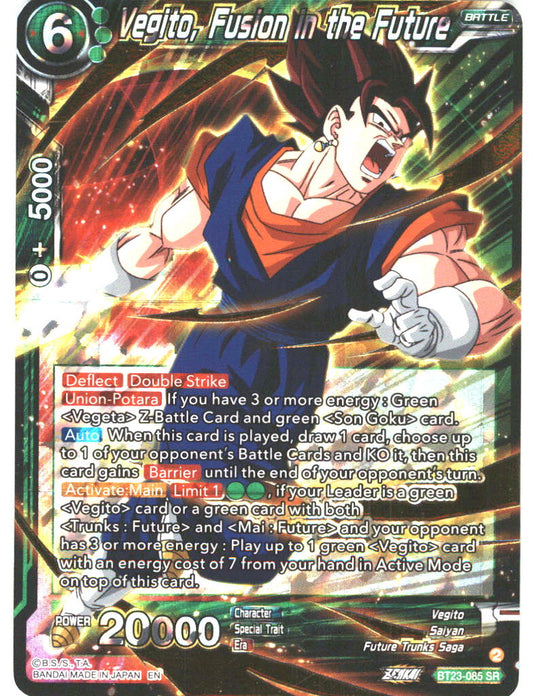 BT23 #085 Vegito, Fusion in the Future